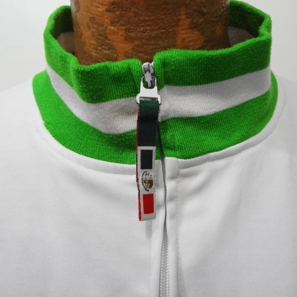 Mexico XL Soccer Football White Warm-Up Jacket #10 - Picture 3 of 5
